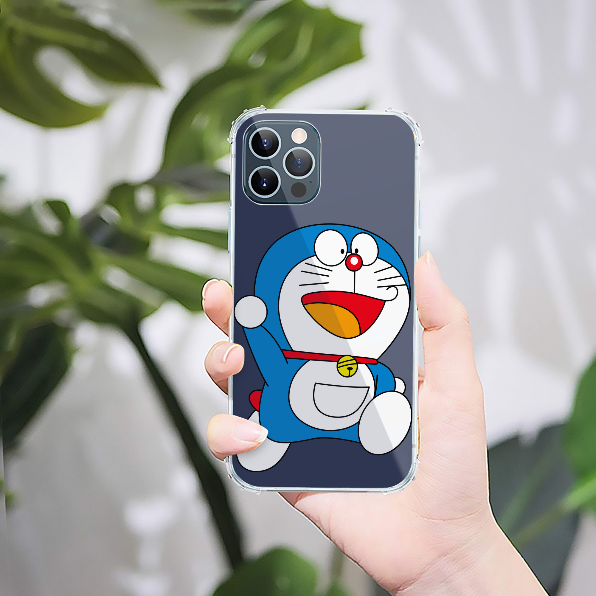 （画像用） ドラえもん Doraemon 【iPhone 12シリーズ対応】透明スマホケース（クリアソフトケース）